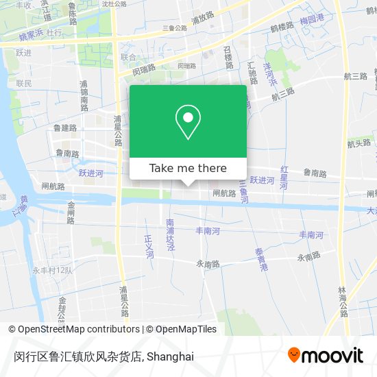 闵行区鲁汇镇欣风杂货店 map