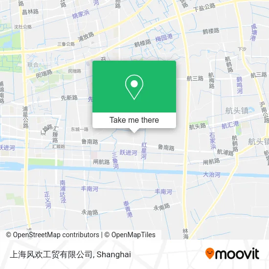 上海风欢工贸有限公司 map