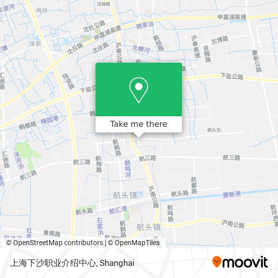 上海下沙职业介绍中心 map