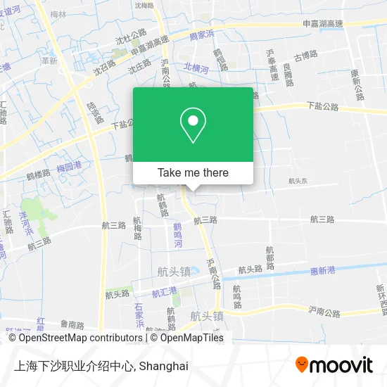 上海下沙职业介绍中心 map