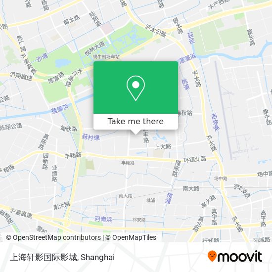 上海轩影国际影城 map