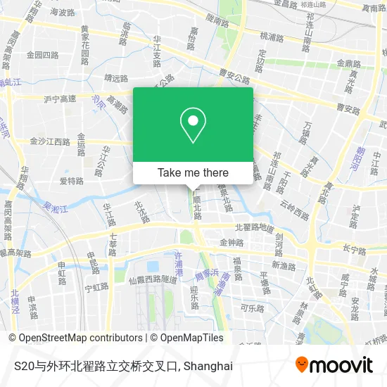 S20与外环北翟路立交桥交叉口 map