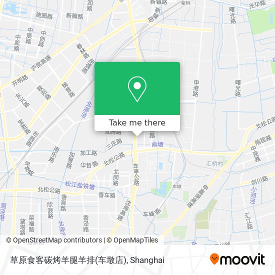 草原食客碳烤羊腿羊排(车墩店) map