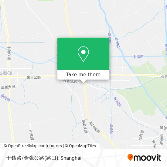 干钱路/金张公路(路口) map
