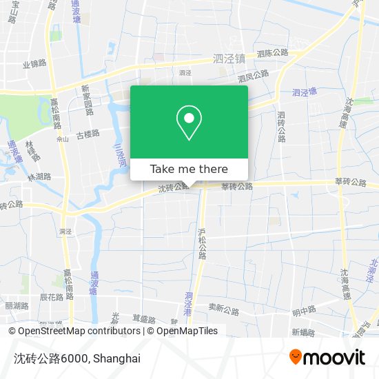 沈砖公路6000 map