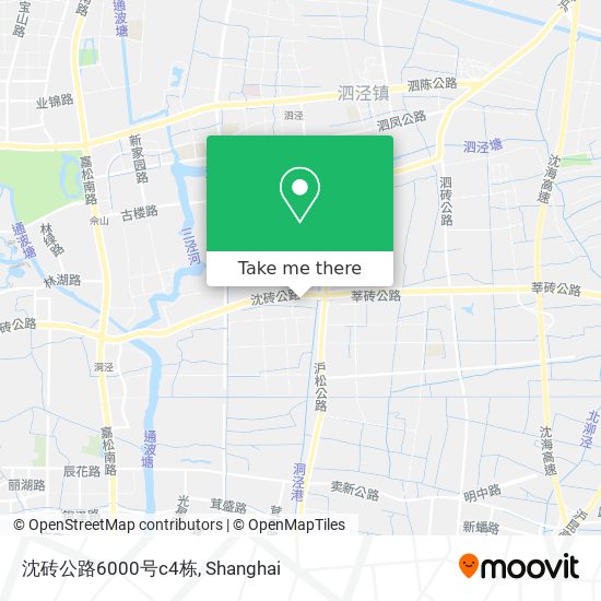 How To Get To 沈砖公路6000号c4栋in 洞泾by Bus Or Metro How To Get To 沈砖公路6000号c4栋in 洞泾by Bus Or Metro