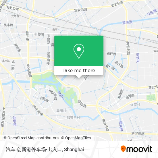 汽车·创新港停车场-出入口 map