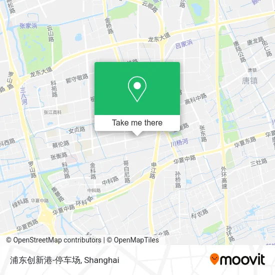 浦东创新港-停车场 map