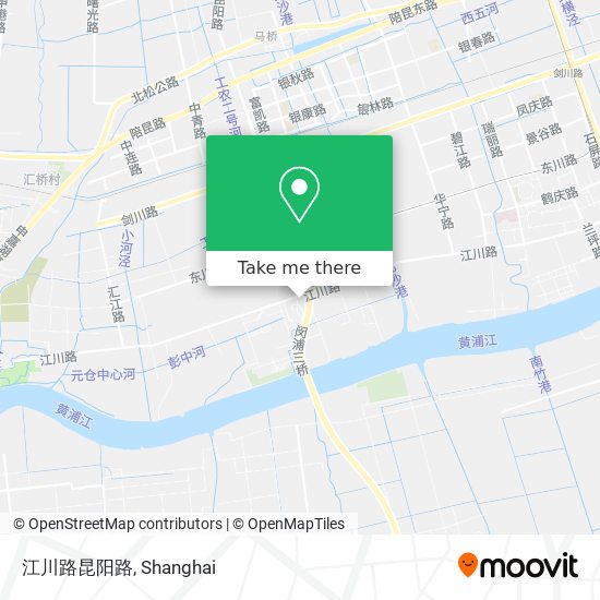 江川路昆阳路 map