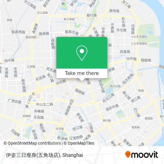 伊姿三日瘦身(五角场店) map