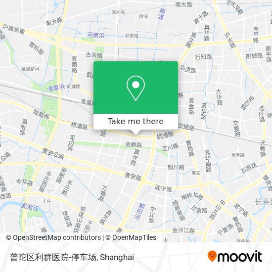 普陀区利群医院-停车场 map