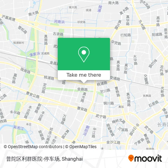 普陀区利群医院-停车场 map