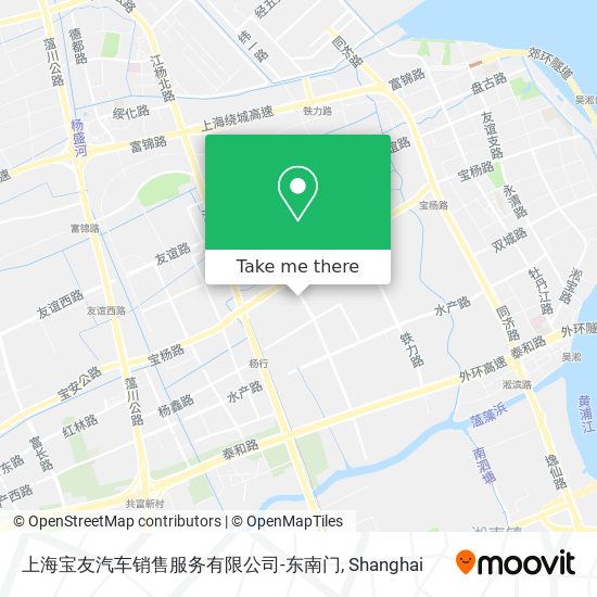 上海宝友汽车销售服务有限公司-东南门 map