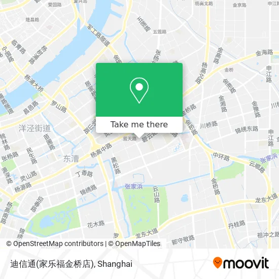 迪信通(家乐福金桥店) map