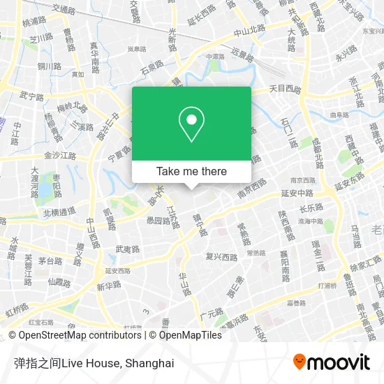 弹指之间Live House map