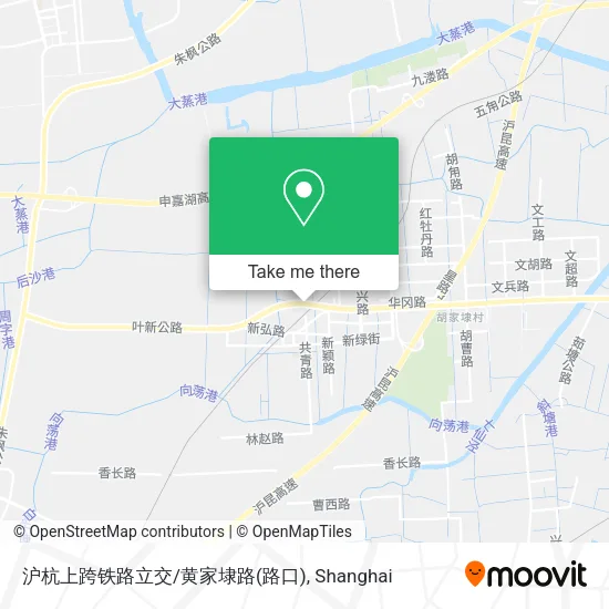 沪杭上跨铁路立交/黄家埭路(路口) map
