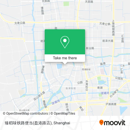 臻稻味铁路便当(盈港路店) map