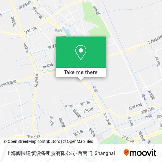 上海闽园建筑设备租赁有限公司-西南门 map