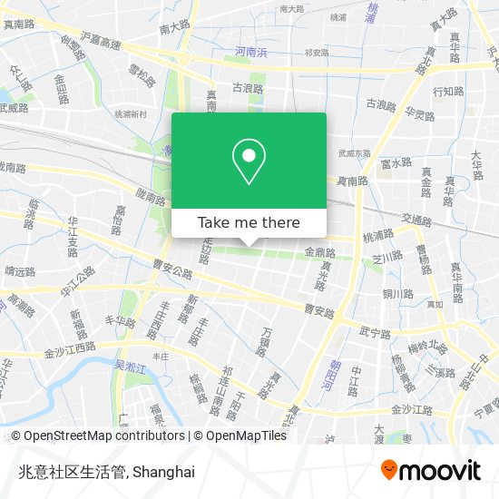 兆意社区生活管 map