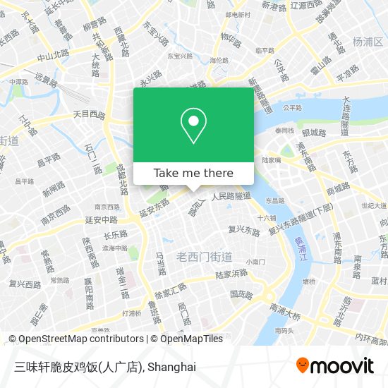 三味轩脆皮鸡饭(人广店) map