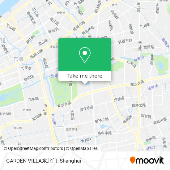 GARDEN VILLA东北门 map