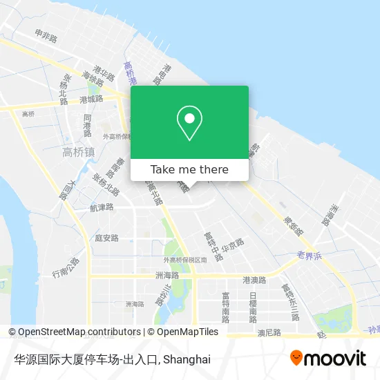 华源国际大厦停车场-出入口 map