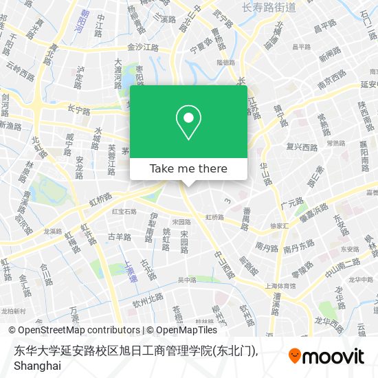 东华大学延安路校区旭日工商管理学院(东北门) map