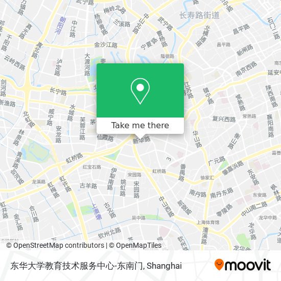 东华大学教育技术服务中心-东南门 map