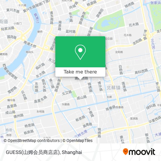 GUESS(山姆会员商店店) map
