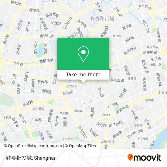 鞋类批发城 map