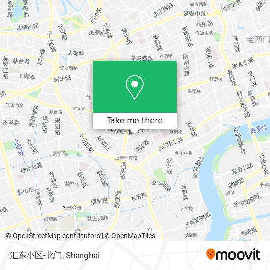 汇东小区-北门 map