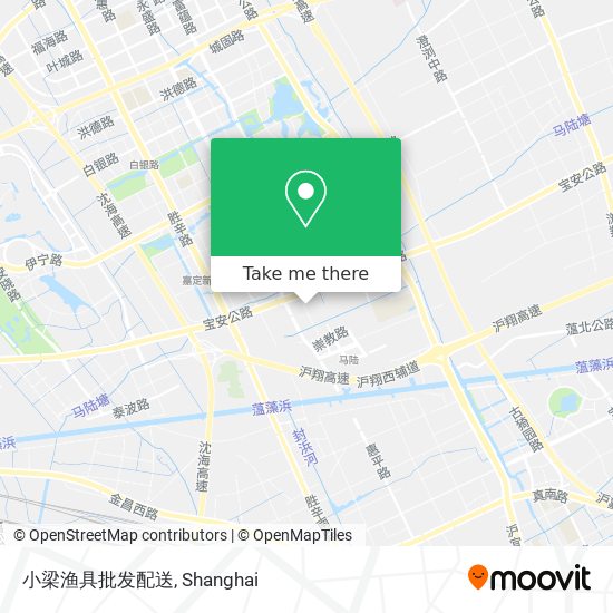 小梁渔具批发配送 map