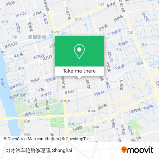灯才汽车轮胎修理部 map