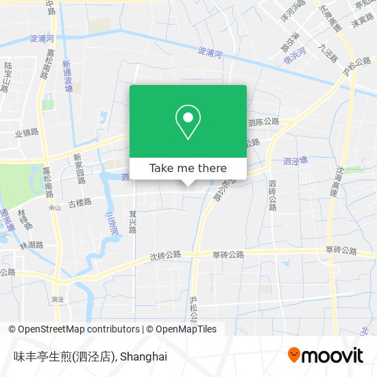 味丰亭生煎(泗泾店) map