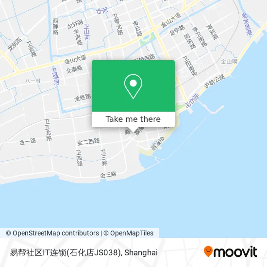 易帮社区IT连锁(石化店JS038) map