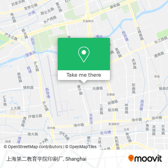 上海第二教育学院印刷厂 map