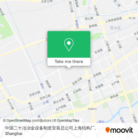 中国二十冶冶金设备制造安装总公司上海结构厂 map