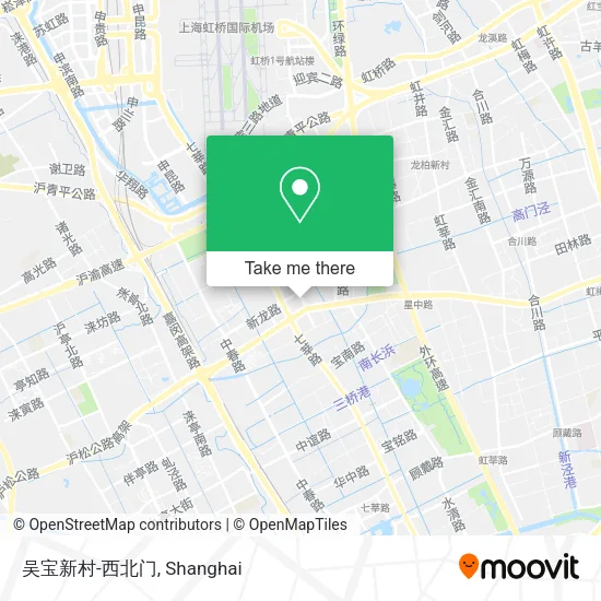 吴宝新村-西北门 map