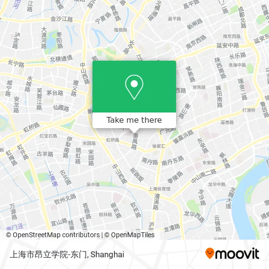 上海市昂立学院-东门 map