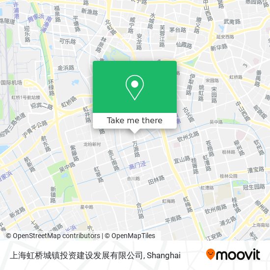 上海虹桥城镇投资建设发展有限公司 map