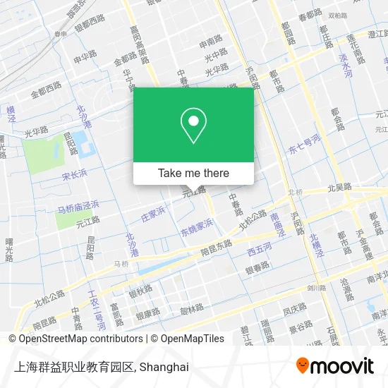 上海群益职业教育园区 map