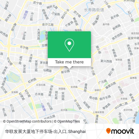 华联发展大厦地下停车场-出入口 map