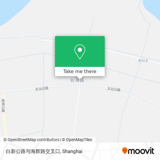 白新公路与海辉路交叉口 map