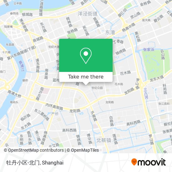 牡丹小区-北门 map