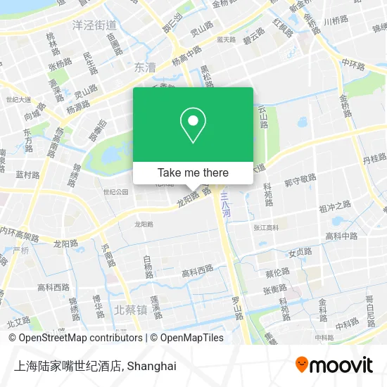 上海陆家嘴世纪酒店 map