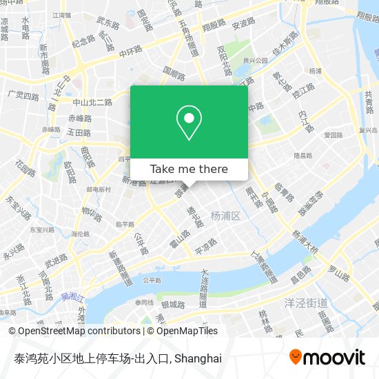 泰鸿苑小区地上停车场-出入口 map