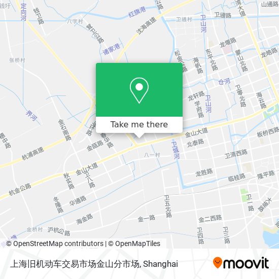 上海旧机动车交易市场金山分市场 map