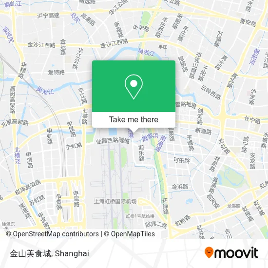 金山美食城 map