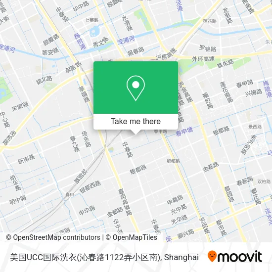 美国UCC国际洗衣(沁春路1122弄小区南) map