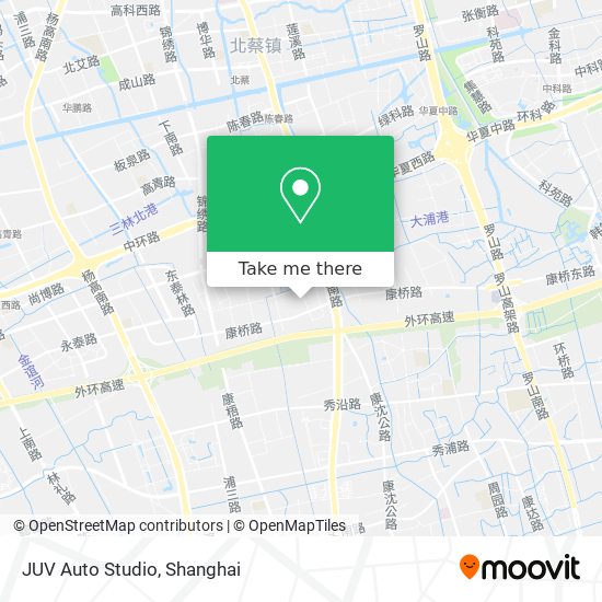 JUV Auto Studio map